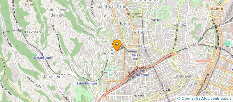 localisation de l'entreprise MONSIEUR MOHAMED BENMOHAMED à NICE