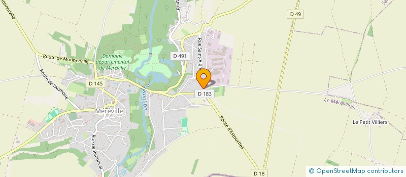 localisation de l'entreprise MONSIEUR MOHAMED BENMOKHTAR  LE MEREVILLOIS