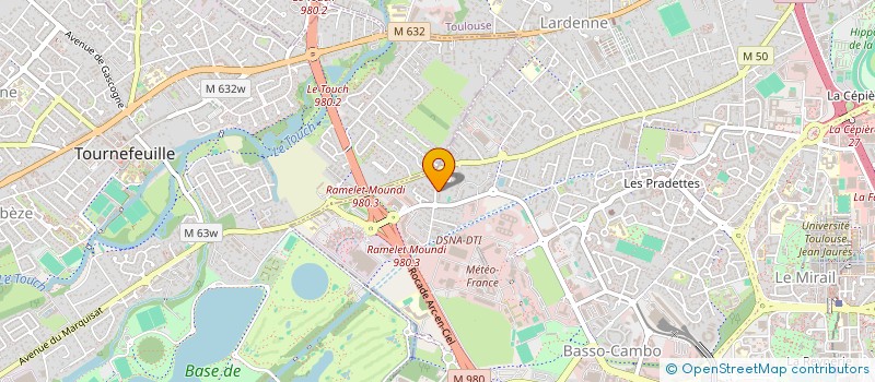 localisation de l'entreprise MONSIEUR MOHAMED BENMOUFFOK  TOULOUSE