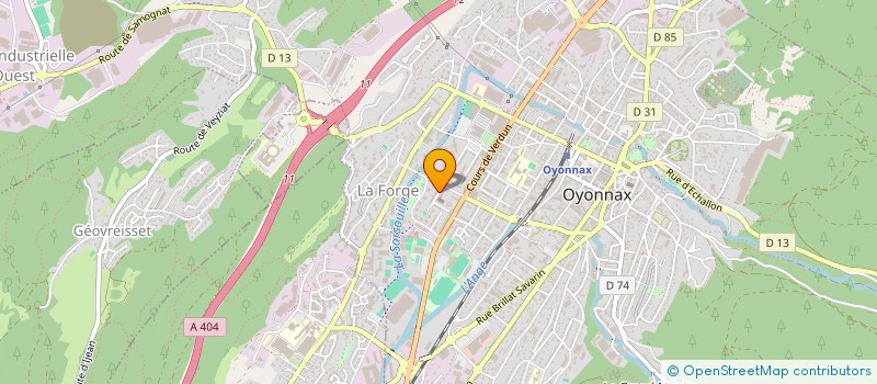 localisation de l'entreprise MONSIEUR MOHAMED BENNACER à OYONNAX