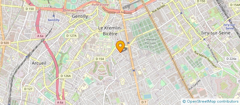 localisation de l'entreprise MONSIEUR MOHAMED BENNAI  LE KREMLIN-BICETRE