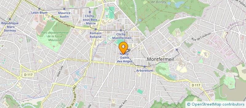 localisation de l'entreprise MONSIEUR MOHAMED BENNAI à MONTFERMEIL