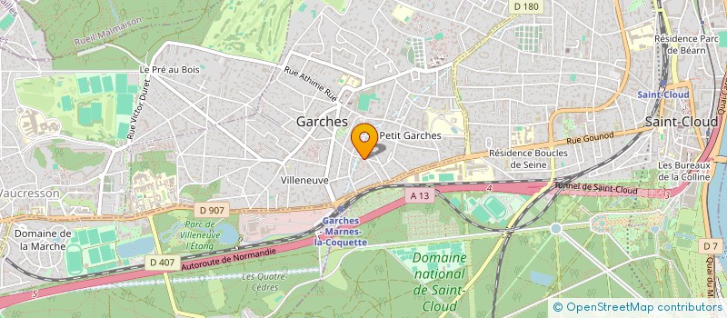localisation de l'entreprise MONSIEUR MOHAMED BENNANI à GARCHES
