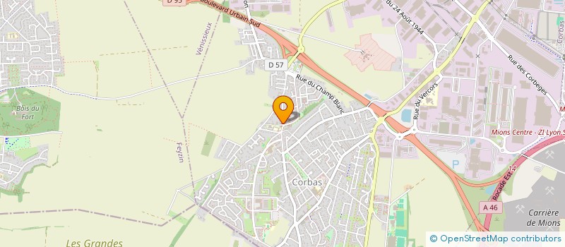 localisation de l'entreprise MONSIEUR MOHAMED BENNANI  CORBAS