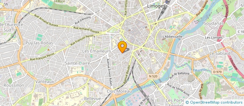 localisation de l'entreprise MONSIEUR MOHAMED BENNIA à LIMOGES