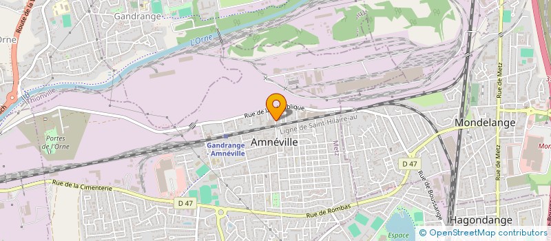 localisation de l'entreprise MONSIEUR MOHAMED BENNOUNE  AMNEVILLE