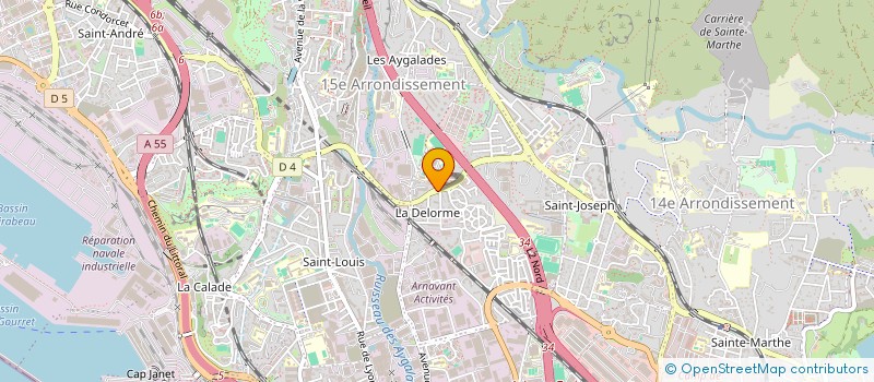 localisation de l'entreprise MONSIEUR MOHAMED BENOUENNANE  MARSEILLE