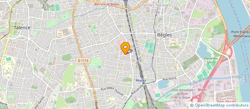 localisation de l'entreprise MONSIEUR MOHAMED BENSABEUR CHOUGRANI  BORDEAUX