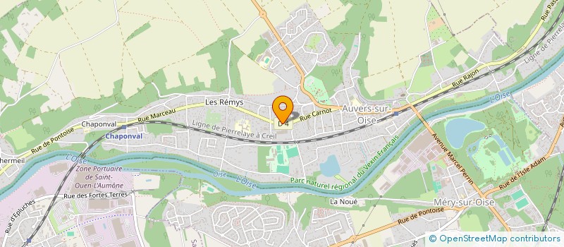 localisation de l'entreprise MONSIEUR MOHAMED BENSAHA  AUVERS-SUR-OISE