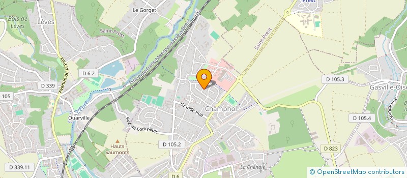 localisation de l'entreprise MONSIEUR MOHAMED BENSIDHOUM à CHAMPHOL