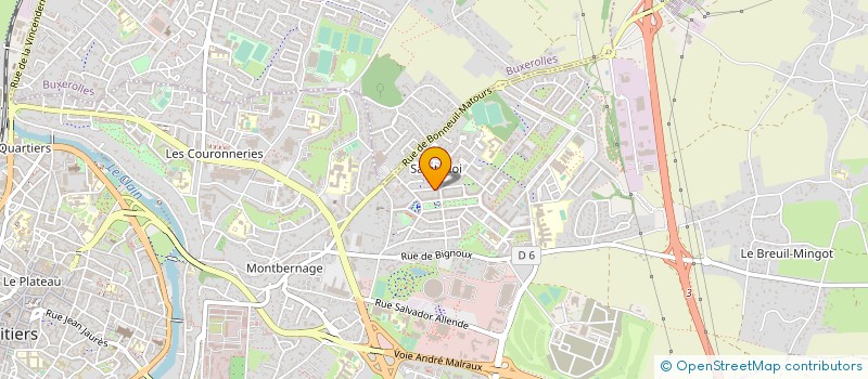 localisation de l'entreprise MONSIEUR MOHAMED BENSTAALI  POITIERS