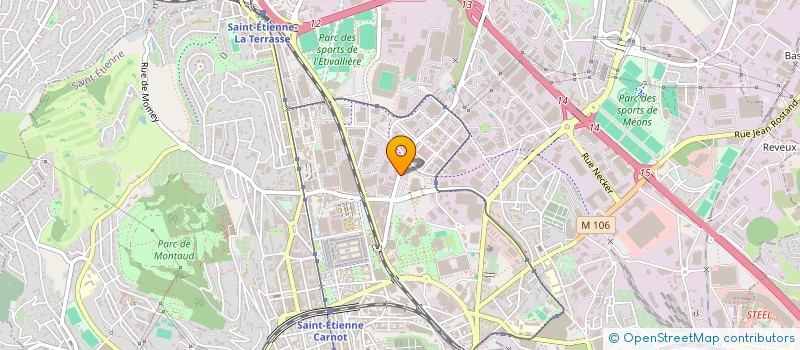 localisation de l'entreprise MONSIEUR MOHAMED BENTADJINE à SAINT-ETIENNE