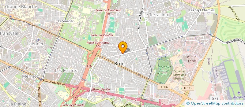 localisation de l'entreprise MONSIEUR MOHAMED BENTAOUI  BRON