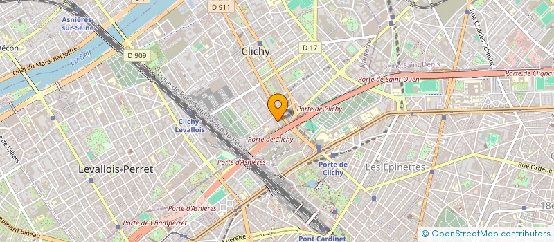 localisation de l'entreprise MONSIEUR MOHAMED BENTRIA à CLICHY