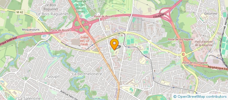 localisation de l'entreprise MONSIEUR MOHAMED BENTRIA  NANTES