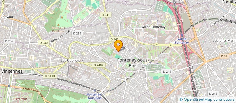 localisation de l'entreprise MONSIEUR MOHAMED BENYELLES à FONTENAY-SOUS-BOIS