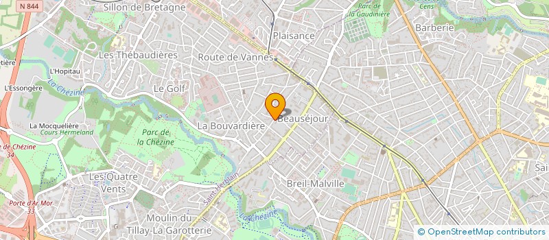 localisation de l'entreprise MONSIEUR MOHAMED BENZAAMIA à SAINT-HERBLAIN