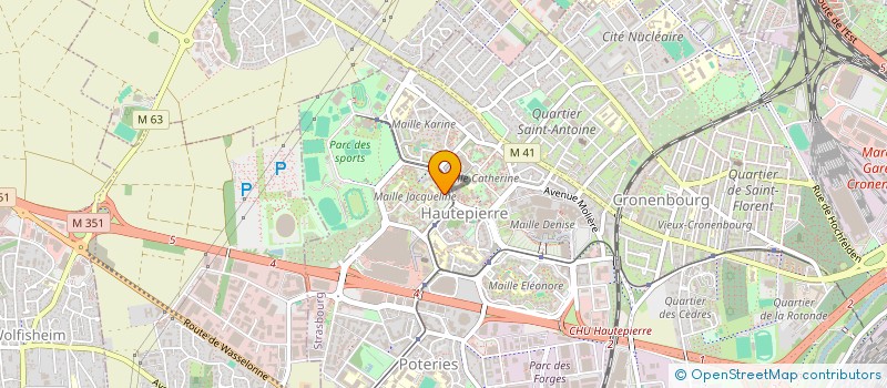 localisation de l'entreprise MONSIEUR MOHAMED BENZADI à STRASBOURG
