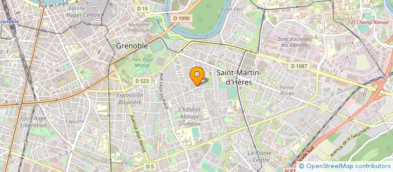 localisation de l'entreprise MONSIEUR MOHAMED BENZIAR  GRENOBLE