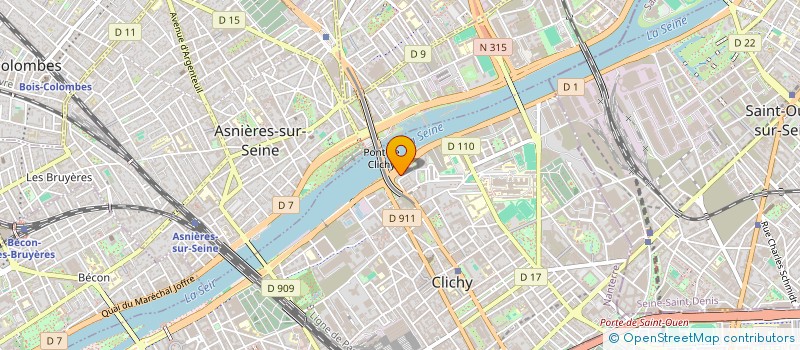 localisation de l'entreprise MONSIEUR MOHAMED BENZIDANE à CLICHY