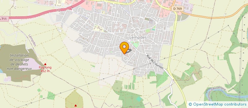 localisation de l'entreprise MONSIEUR MOHAMED BENZOGLI  LEMPDES