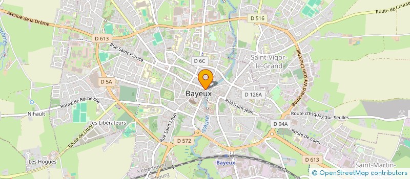 localisation de l'entreprise MONSIEUR MOHAMED BERDJA  BAYEUX