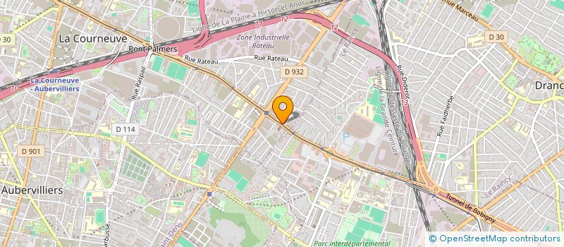 localisation de l'entreprise MONSIEUR MOHAMED BERKANE à LA COURNEUVE