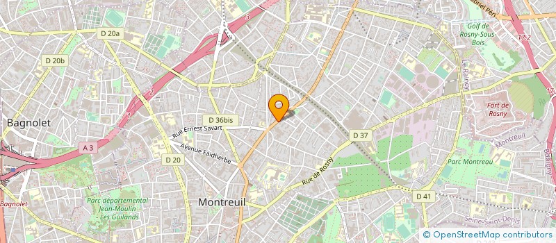 localisation de l'entreprise MONSIEUR MOHAMED BERKANI à MONTREUIL