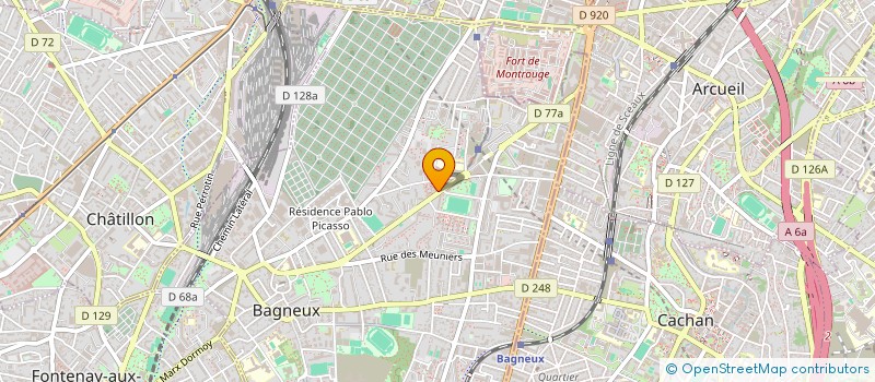 localisation de l'entreprise MONSIEUR MOHAMED BETHI à BAGNEUX
