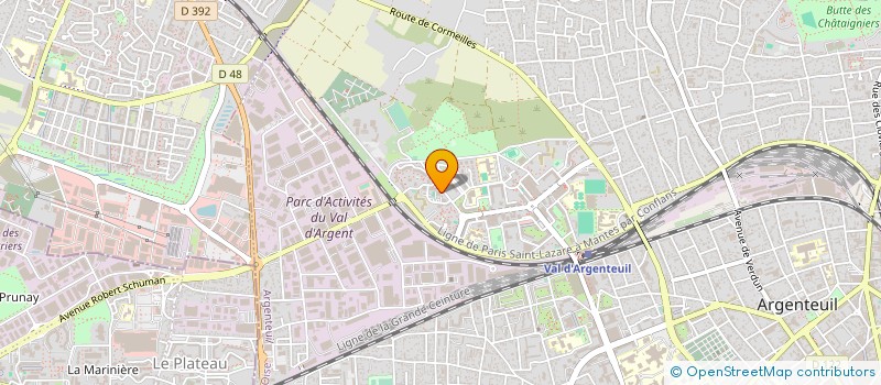 localisation de l'entreprise MONSIEUR MOHAMED BETTA  ARGENTEUIL