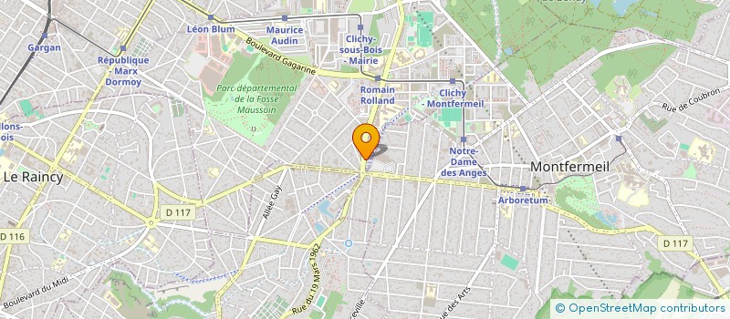 localisation de l'entreprise MONSIEUR MOHAMED BETTA  CLICHY-SOUS-BOIS