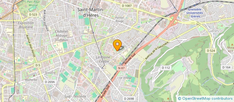 localisation de l'entreprise MONSIEUR MOHAMED BETTAHAR  SAINT-MARTIN-D'HERES