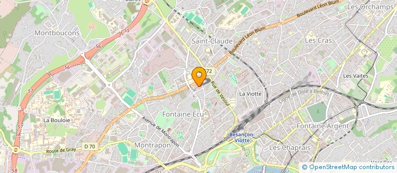 localisation de l'entreprise MONSIEUR MOHAMED BEZZAOUYA à BESANCON