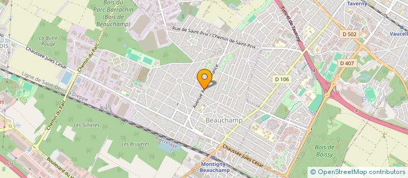 localisation de l'entreprise MONSIEUR MOHAMED BEZZAZI  BEAUCHAMP