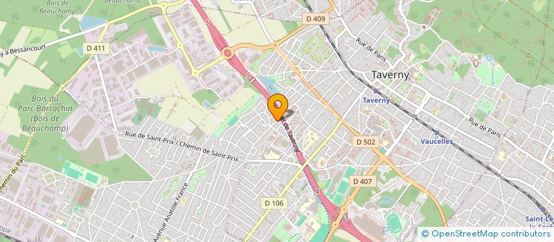 localisation de l'entreprise MONSIEUR MOHAMED BIDARI  TAVERNY