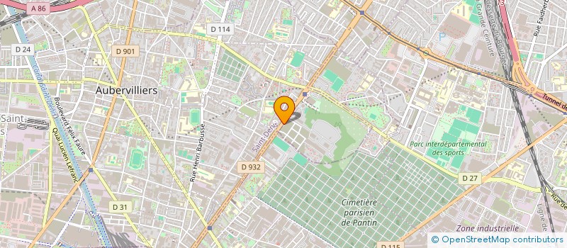 localisation de l'entreprise MONSIEUR MOHAMED BILAL AMARKHAIL  AUBERVILLIERS