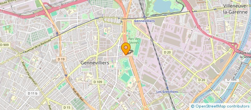 localisation de l'entreprise MONSIEUR MOHAMED BILAL BENALI à GENNEVILLIERS