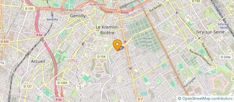 localisation de l'entreprise MONSIEUR MOHAMED BILEL M SALLEM  LE KREMLIN-BICETRE