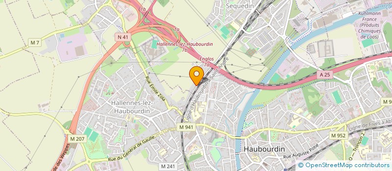 localisation de l'entreprise MONSIEUR MOHAMED BITIT  HAUBOURDIN