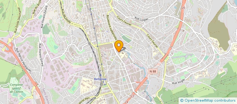 localisation de l'entreprise MONSIEUR MOHAMED BLEL  SAINT-ETIENNE