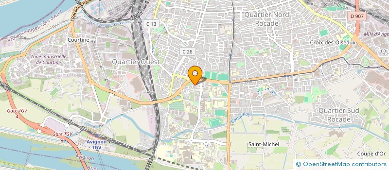 localisation de l'entreprise MONSIEUR MOHAMED BODROUZ  AVIGNON