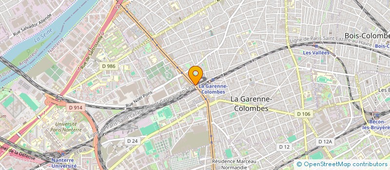 localisation de l'entreprise MONSIEUR MOHAMED BOUABBACHE à COLOMBES