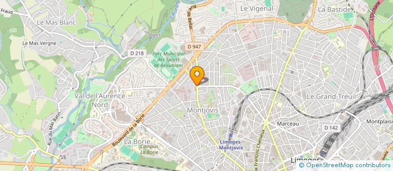 localisation de l'entreprise MONSIEUR MOHAMED BOUABDALLAH à LIMOGES