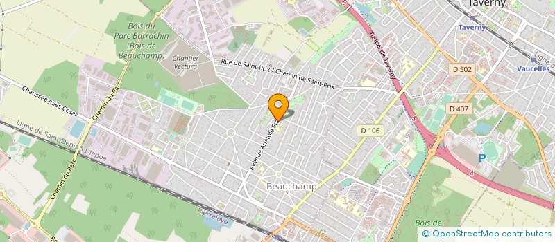 localisation de l'entreprise MONSIEUR MOHAMED BOUABIDA à BEAUCHAMP