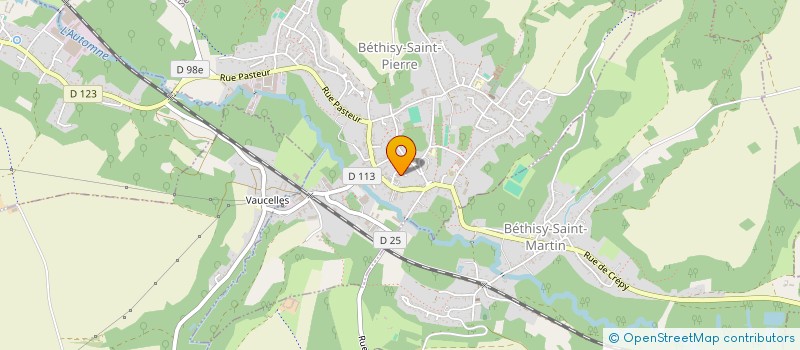 localisation de l'entreprise MONSIEUR MOHAMED BOUADLA  BETHISY-SAINT-PIERRE