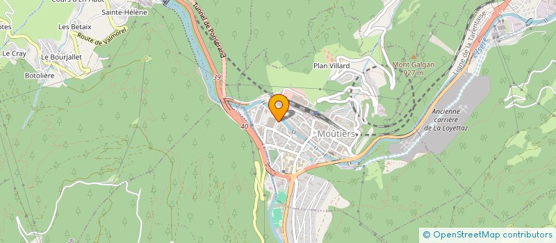 localisation de l'entreprise MONSIEUR MOHAMED BOUAFIA  MOUTIERS