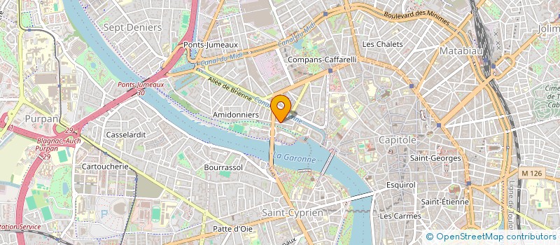 localisation de l'entreprise MONSIEUR MOHAMED BOUALEM  TOULOUSE