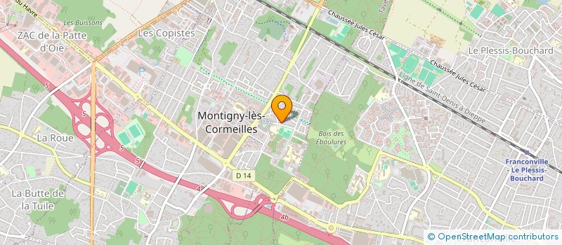 localisation de l'entreprise MONSIEUR MOHAMED BOUALI  MONTIGNY-LES-CORMEILLES