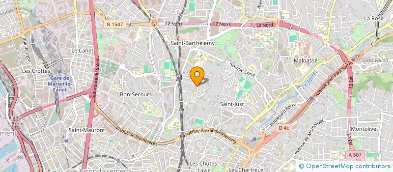 localisation de l'entreprise MONSIEUR MOHAMED BOUALIA à MARSEILLE