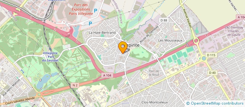 localisation de l'entreprise MONSIEUR MOHAMED BOUALLEGUE à VILLEPINTE
